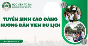 Tuyển sinh Cao đẳng Hướng dẫn viên du lịch - Học nhanh ra bằng sớm