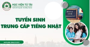 Tuyển sinh Trung cấp Tiếng Nhật - Học Từ xa - Nhận bằng chính quy