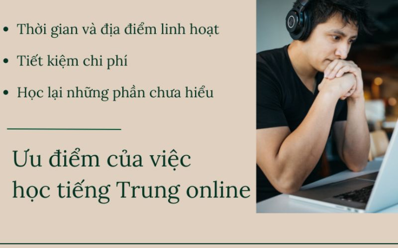 Ưu điểm học Cao đẳng Tiếng Trung trực tuyến