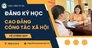 Tuyển sinh Cao đẳng Công tác xã hội chính quy