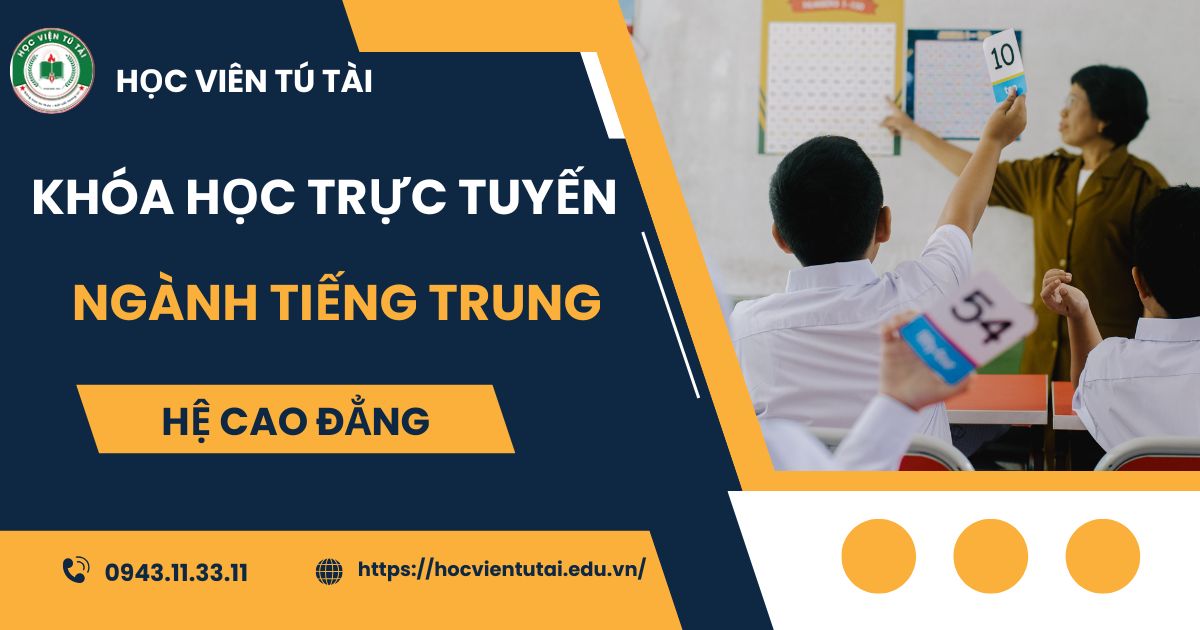 Khóa học Cao đẳng Tiếng Trung Trực tuyến