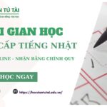 Thời gian học Trung cấp Tiếng Nhật