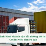 Ngành Kinh doanh vận tải đường bộ là gì