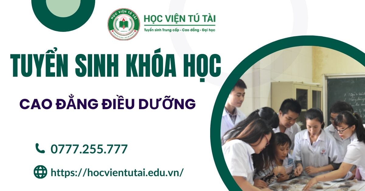 Tuyển sinh Khóa học Cao đẳng Điều dưỡng
