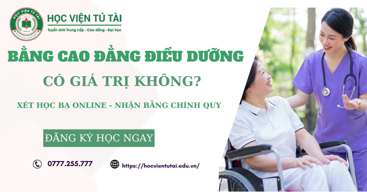 Bằng Cao đẳng Điều dưỡng có giá trị không?