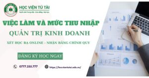 Học Cao đẳng Quản trị kinh doanh ra làm gì?