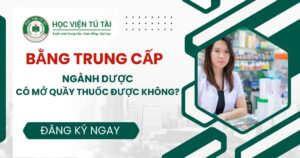 Bằng Trung cấp Dược có được mở quầy thuốc không?