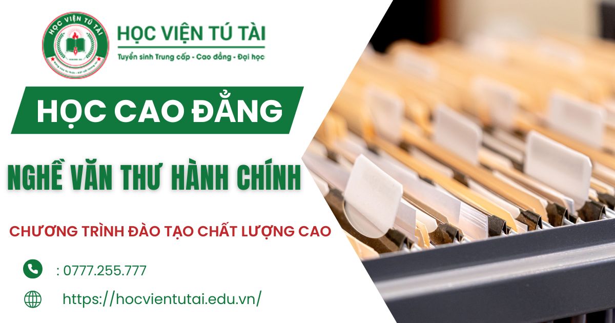 Học Cao đẳng nghề Văn thư hành chính