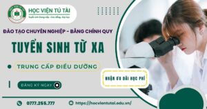 Tuyển sinh Trung cấp Điều dưỡng từ xa