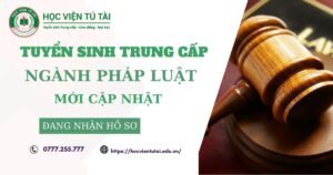 Tuyển sinh Trung cấp Pháp luật