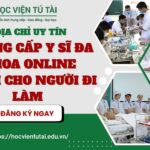 Địa chỉ học Trung cấp Y sĩ đa khoa Online dành cho người đi làm