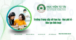 truong trung cap xet hoc ba hoc phi re