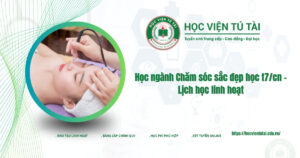 Học ngành Chăm sóc sắc đẹp học t7/cn - Lịch học linh hoạt