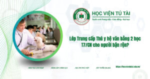 Lớp Trung cấp Thú y hệ văn bằng 2 học T7/CN cho người bận rộn?