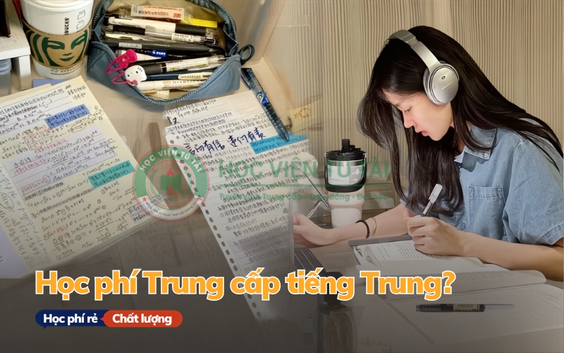 Học phí Trung cấp tiếng Trung bao nhiêu? Học ở đâu giá rẻ? 5 Học phí Trung cấp tiếng Trung tại Học viện Tú tài