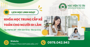 Khóa học Trung cấp Kế toán cho người đi làm