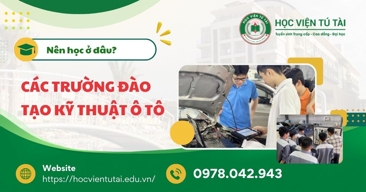 Các trường đào tạo kỹ thuật ô tô