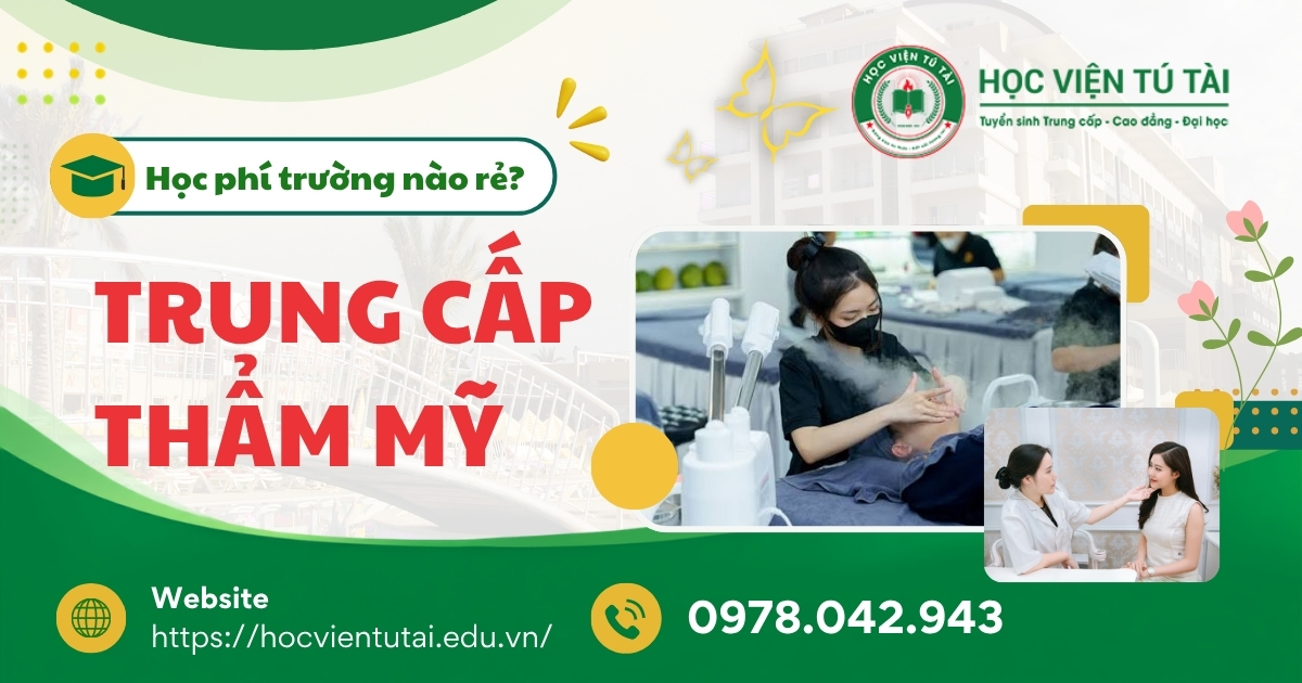 Trường Trung cấp Thẩm mỹ có học phí thấp tại TPHCM 