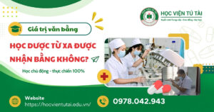 Học Dược từ xa được nhận bằng tốt nghiệp không?