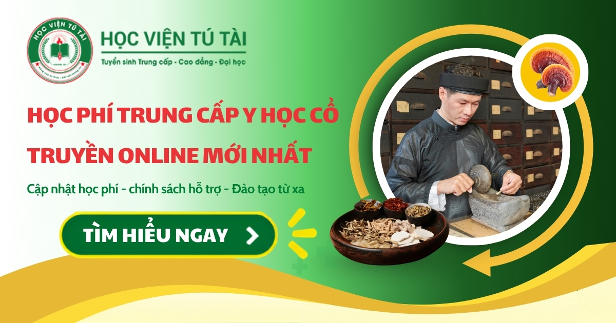 Học phí Trung cấp Y học cổ truyền Online mới nhất